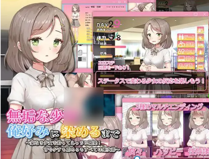 将纯真少女调教成我喜欢的模样～收留无家可归的少女并进行情色开发！宠爱还是欺凌全凭我的喜好～-MiGames | 游戏爱好者的港湾